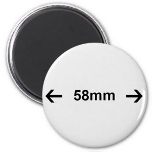 58 mm magnetky spotrebný materiál