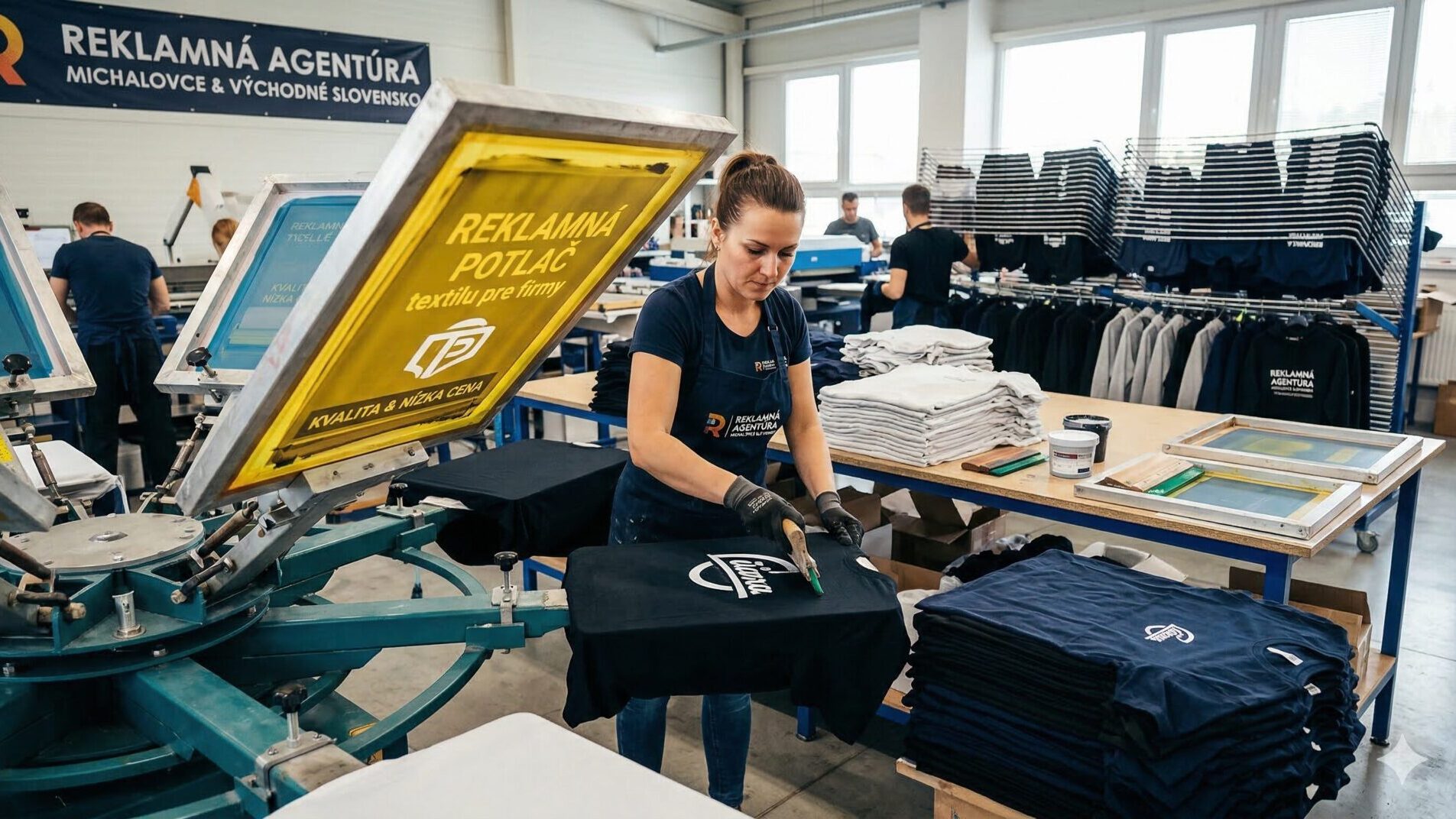 Efektívna potlač textilu pre firmy za najlepšie ceny