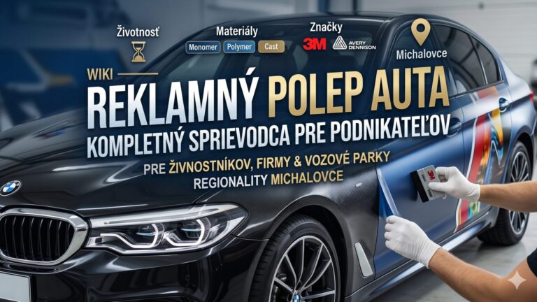 Reklamný polep auta: Kompletný sprievodca pre podnikateľov (Michalovce)
